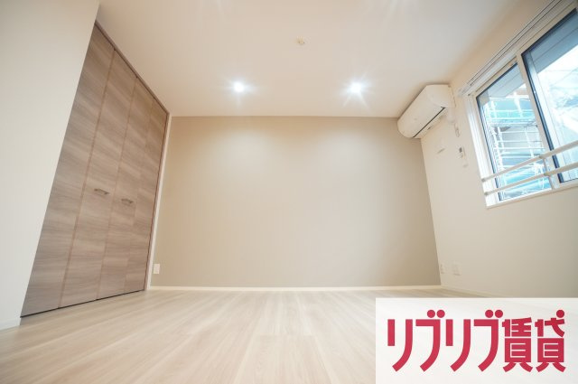 D-room弁天３丁目　A棟の寝室