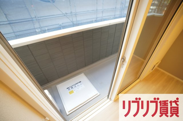 D-room弁天３丁目　A棟のバルコニー