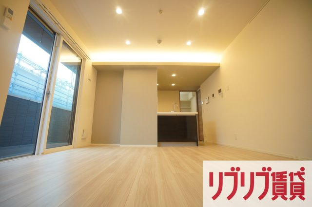 D-room弁天３丁目　A棟の居間・リビング