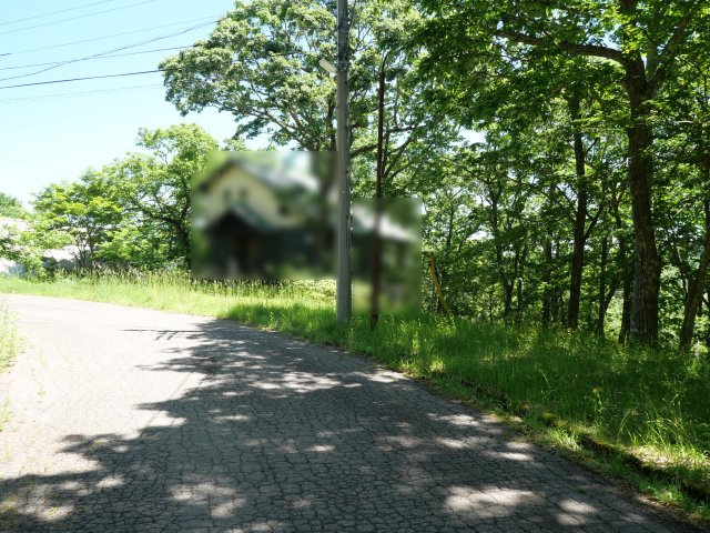 ひるがの高原リゾート翠峯苑①の前面道路含む現地写真