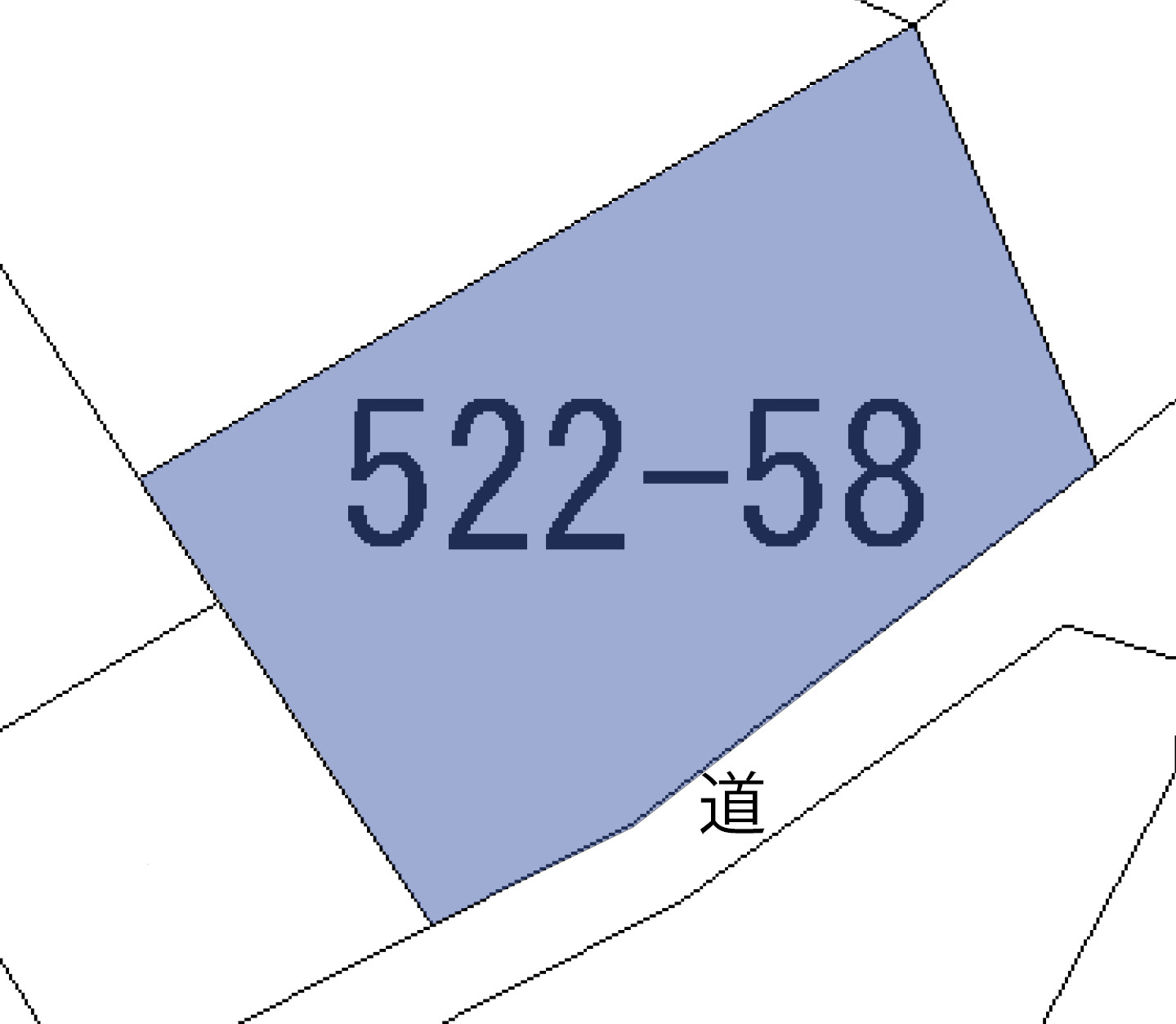 荘川ビレッジ③の土地図
