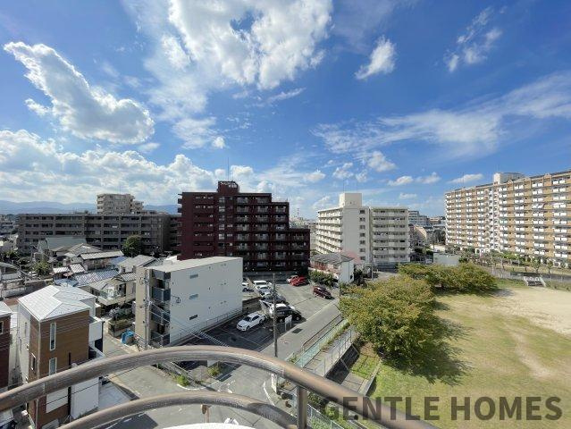 ライオンズマンション春日の展望|ルーフバルコニー側眺望