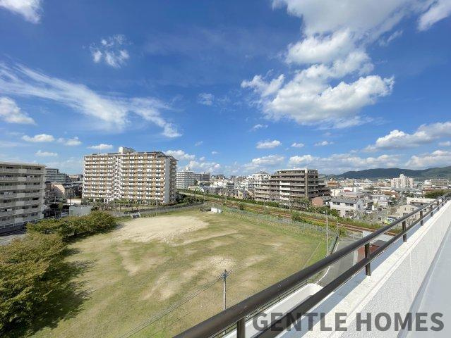 ライオンズマンション春日の展望|ルーフバルコニー側眺望
