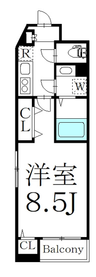 【間取り】 | ミラコスタ高円寺
