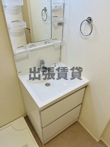 仲介手数料0円！ハーモニーテラス平安通の洗面所