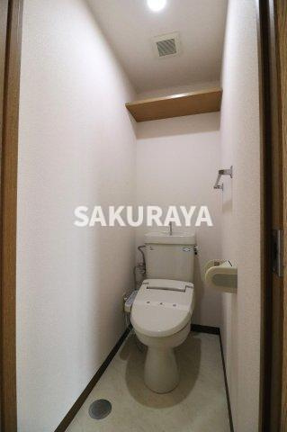 ラフェスタ足利大町のトイレ|2023年撮影。現況と異なる場合がございます。