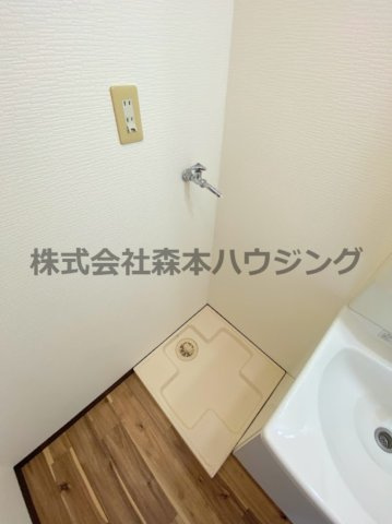 【設備】 | 　メゾンバニNo.3 | 室内洗濯機置き場です