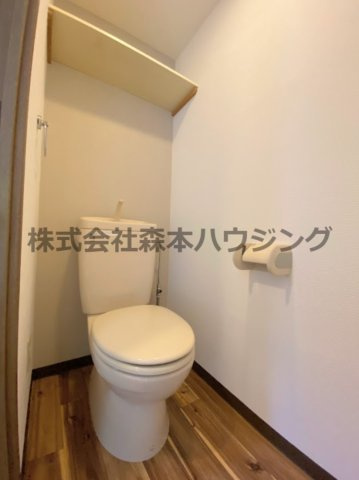 【トイレ】 | 　メゾンバニNo.3 | 落ち着いたトイレです