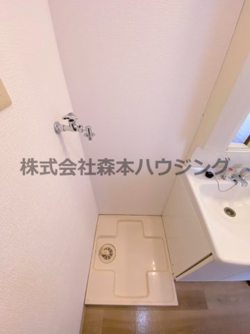 【設備】 | 　メゾンバニNo.3 | 室内洗濯機置き場です