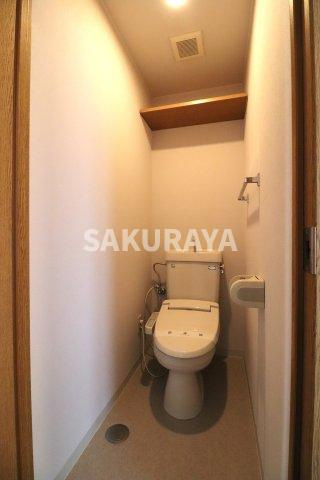 ラフェスタ足利大町のトイレ|2023年撮影。現況と異なる場合がございます。