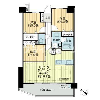 【間取り】 | ライオンズ平尾サーパスレジデンス