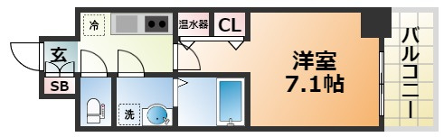 アドバンス三宮シュロスの間取り
