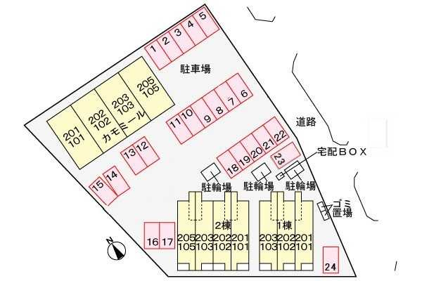 あすなろⅡ　　刈谷市の賃貸ならクラスホーム刈谷店の駐車場