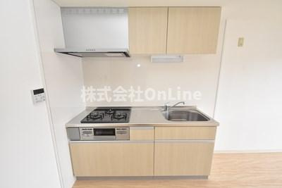 八尾市西山本町１丁目の賃貸マンションのキッチン
