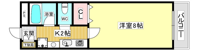 【間取り】 | ベルシャイン西宮