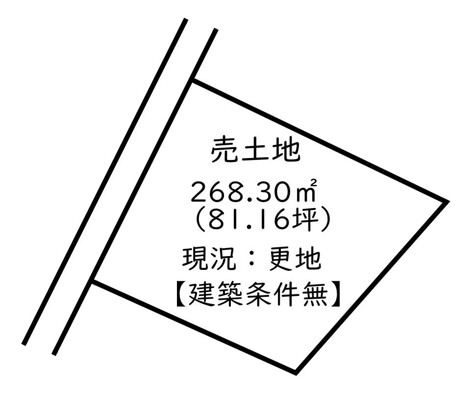姫路市井ノ口／売土地の土地図
