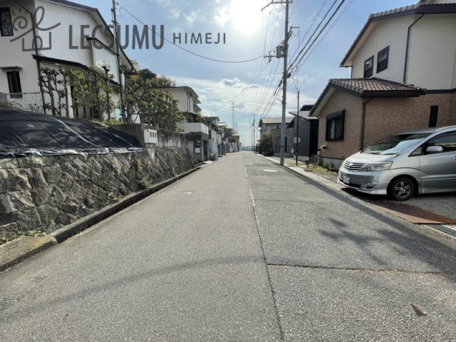 姫路市井ノ口／売土地の前面道路含む現地写真