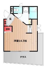 ベルパティオⅠの間取り