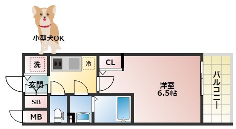 エスリード京橋桜ノ宮公園の間取り