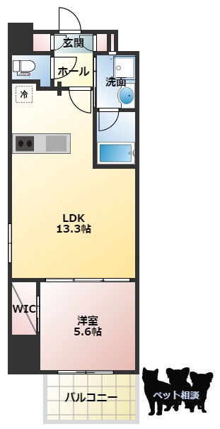 Dimus北浜の間取り