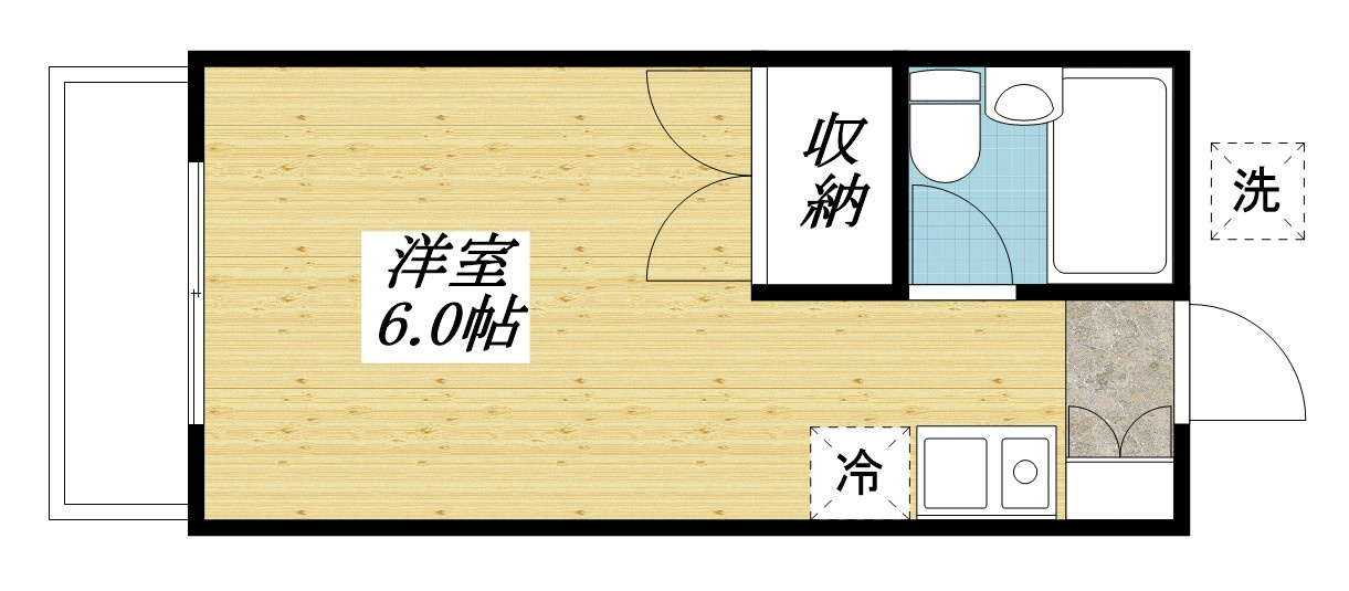 アーバンハイムの間取り|図面反転