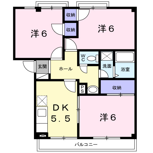ジュネス新栄の間取り