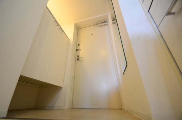 ラシーヌ宿院の玄関|毎日通る玄関はこちらです