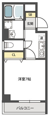 MiYo87天下茶屋の間取り