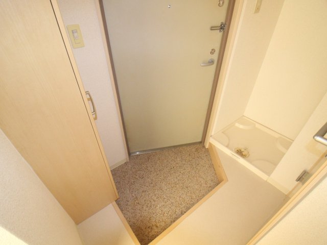 パークメゾン住吉の玄関|シンプルで使いやすい玄関です