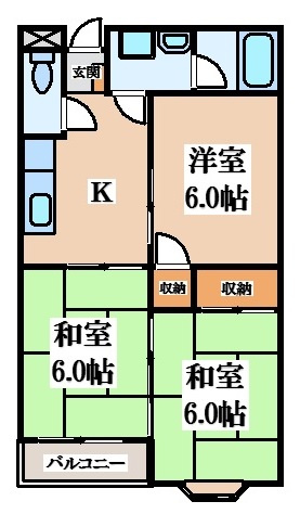 【間取り】 | シャトーMOⅡ