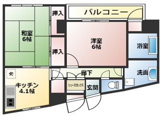 【間取り】 | ホワイトウイング昭島