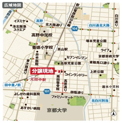 【地図】 | 田中東春菜町　土地【オーナーズガーデン東春菜町】