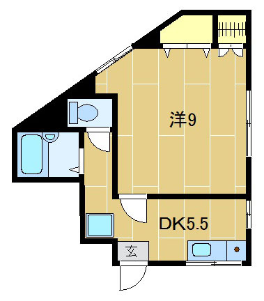ハイツ山村の間取り