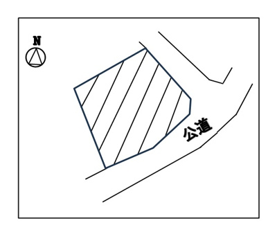 【区画図】 | 下諏訪町東町上 売地② | 区画図