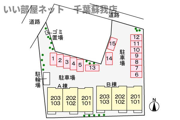 メゾン参番館の区画図