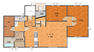 【間取り】 | 鳥取市徳尾中古戸建て