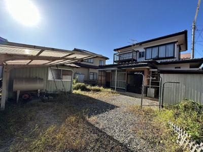 【外観】 | 諏訪市四賀 中古住宅⑦ | 外観・庭・物置小屋