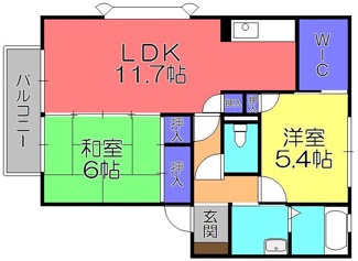 【間取り】 | フォーレスK