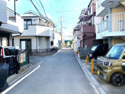 【前面道路含む現地写真】 | 池田市石橋４丁目　中古テラス