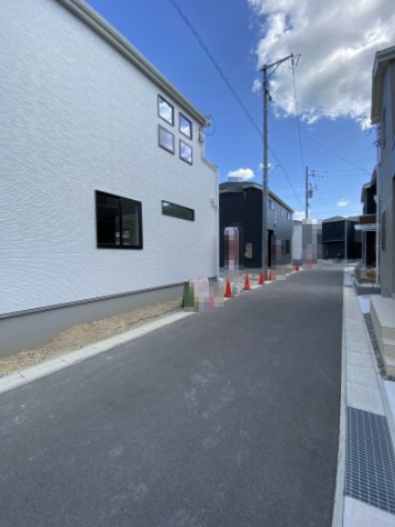 新築戸建　可部南3丁目（No.1／No.3）の前面道路含む現地写真