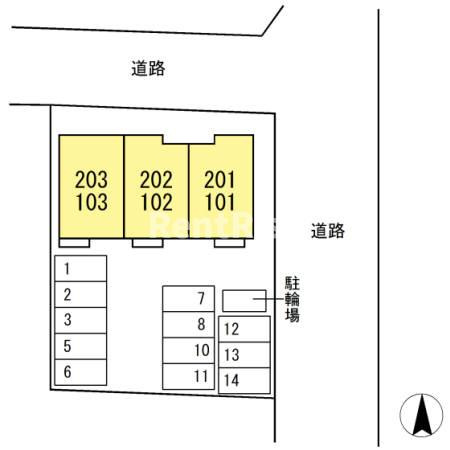 ラディーチェの玄関