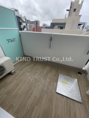 ビガーポリス417天満橋Ⅱのバルコニー|バルコニー付きです
きれいな外観です