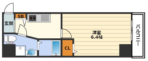 レクシア天神橋の間取り