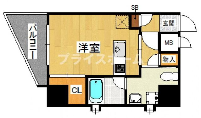 【間取り】 | プライムアーバン薬院南　★プライスホームなら仲介手数料0円です★