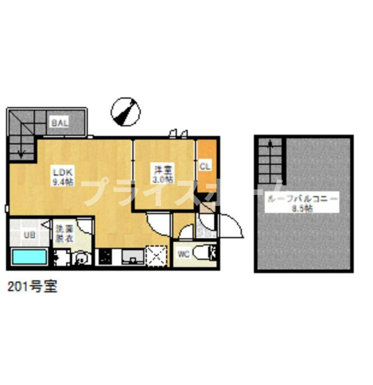 【間取り】 | GRANDTIC PRESTON香椎
