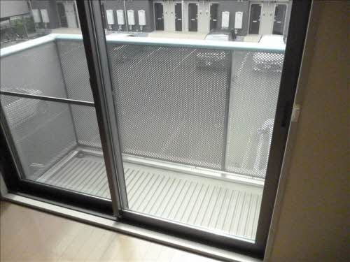 カオリーモ境田Aのバルコニー