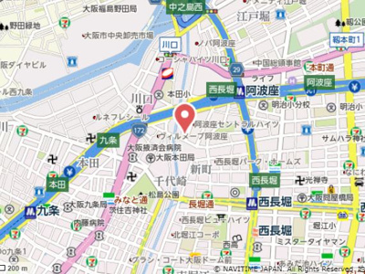 【地図】 | ウエストアロー阿波座