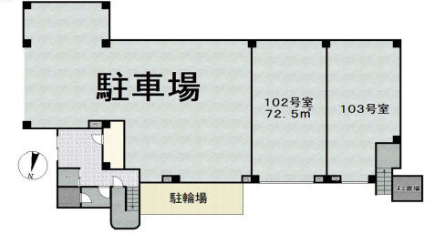 堺市中区深井東町　貸店舗[物件番号：269011]の間取り