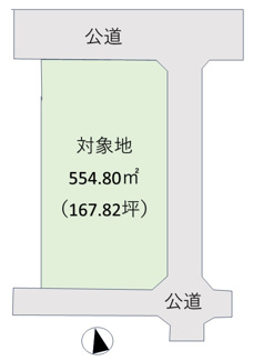 【土地図】 | 加西市北条町古坂1丁目　土地