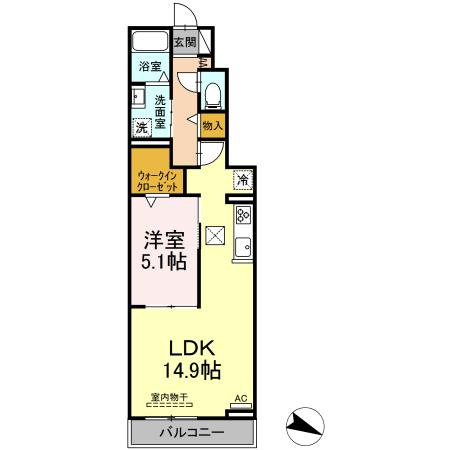アヴァンセ南大高の間取り